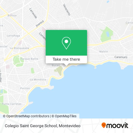 Colegio Saint George School map