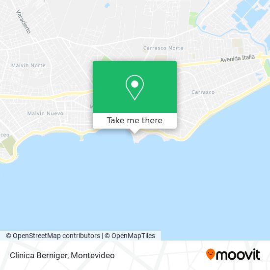 Clinica Berniger map