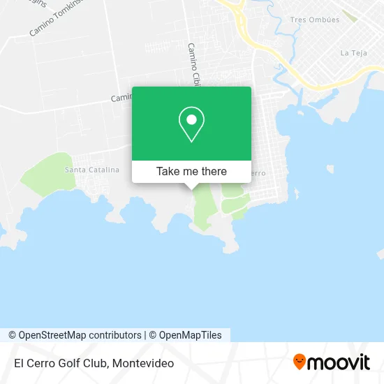 El Cerro Golf Club map