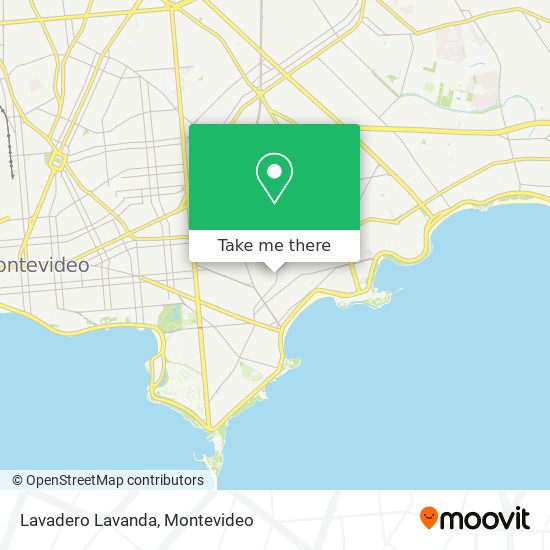 Lavadero Lavanda map