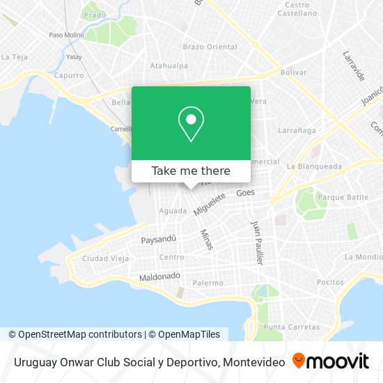 Uruguay Onwar Club Social y Deportivo map