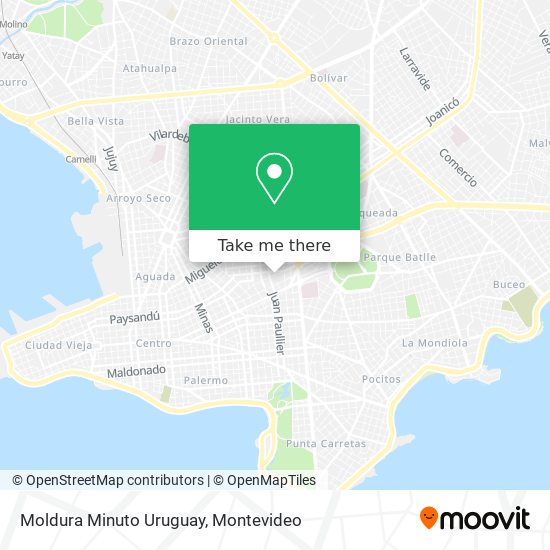 Moldura Minuto Uruguay map
