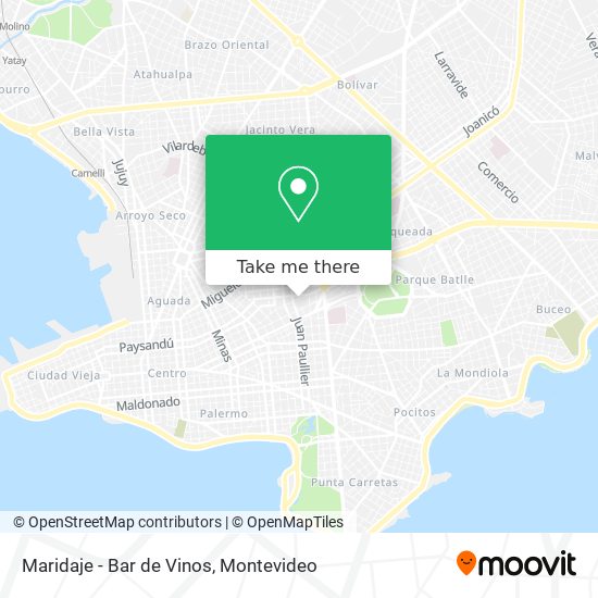 Maridaje - Bar de Vinos map