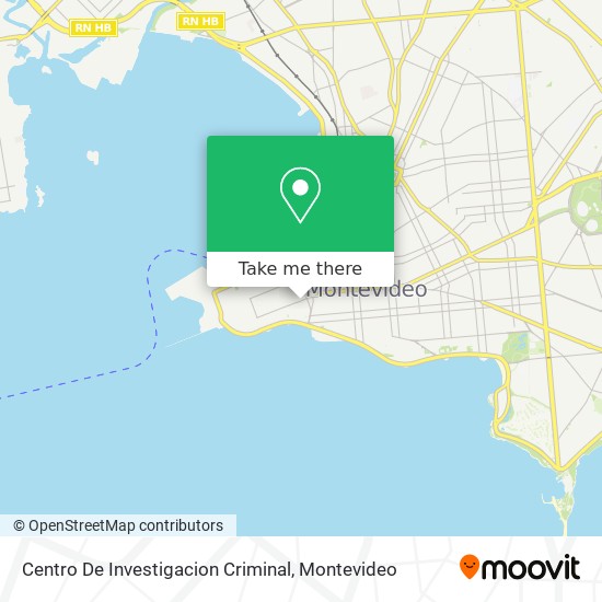 Centro De Investigacion Criminal map