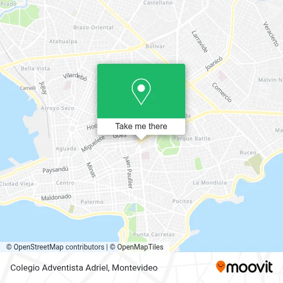 Colegio Adventista Adriel map