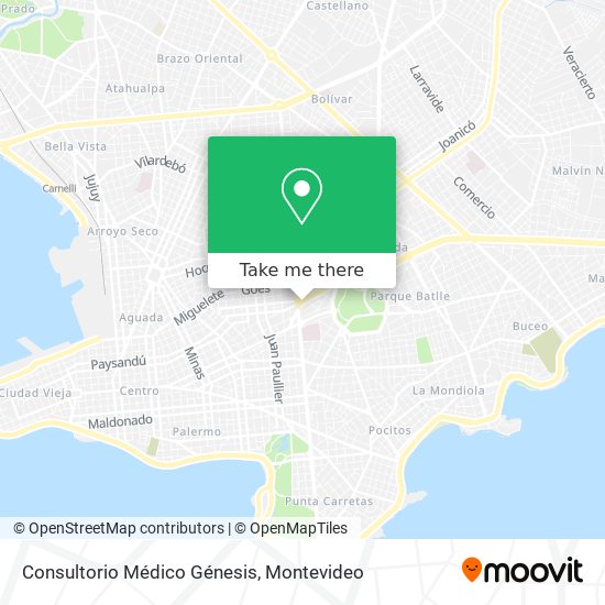 Consultorio Médico Génesis map