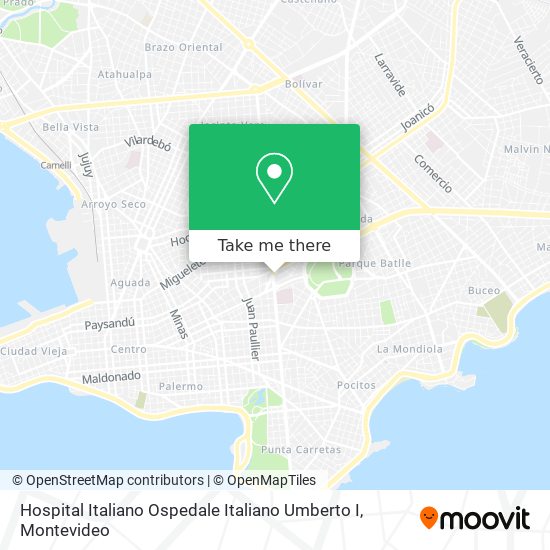 Hospital Italiano Ospedale Italiano Umberto I map