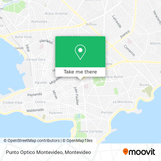 Punto Optico Montevideo map