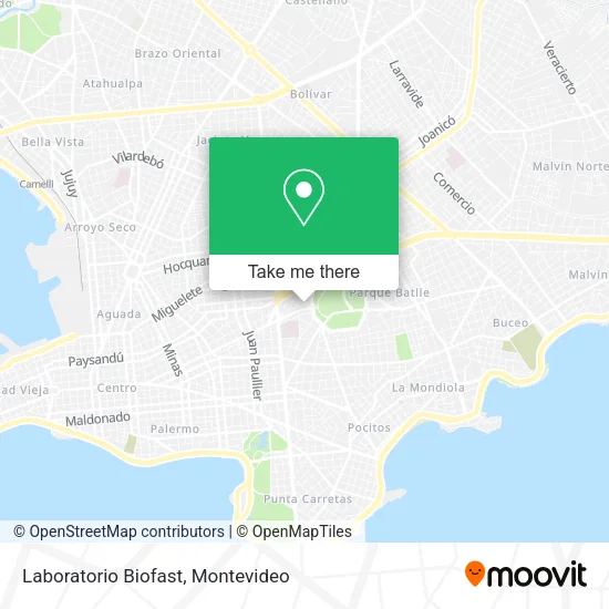Laboratorio Biofast map