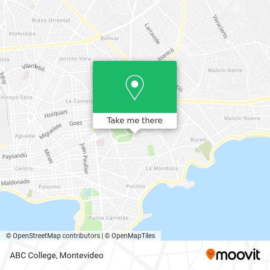 ABC College map