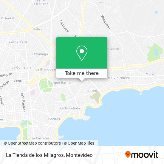 Mapa de La Tienda de los Milagros