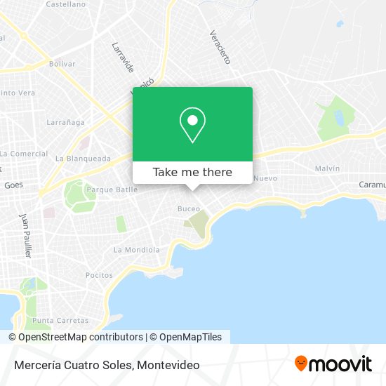 Mercería Cuatro Soles map