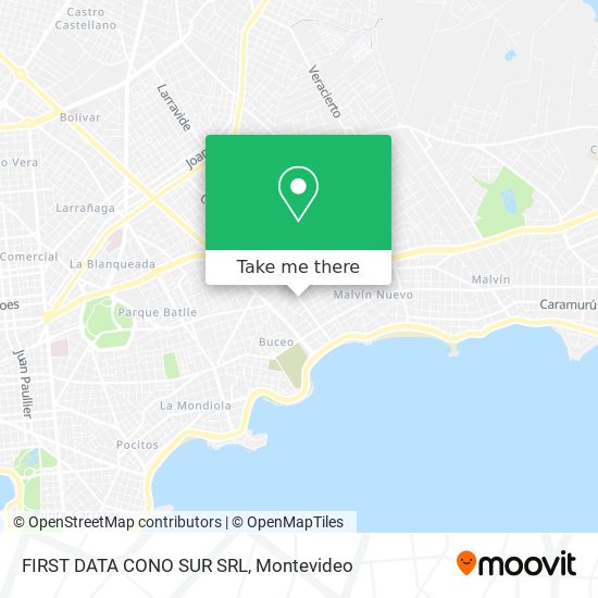 Mapa de FIRST DATA CONO SUR SRL