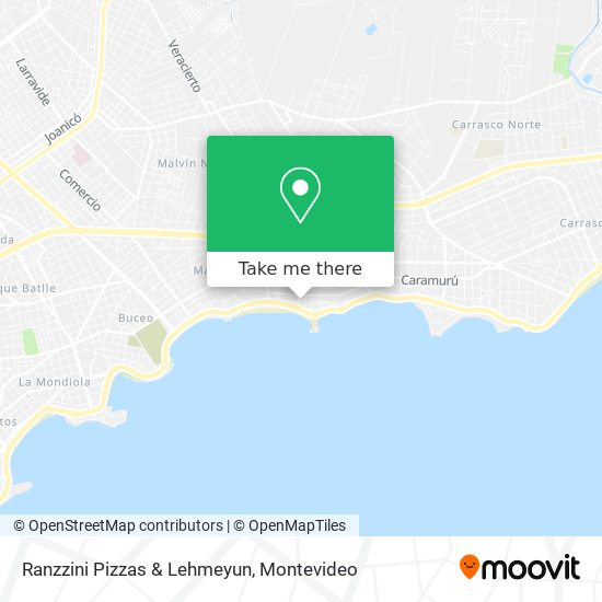 Ranzzini Pizzas & Lehmeyun map