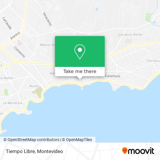 Tiempo Libre map