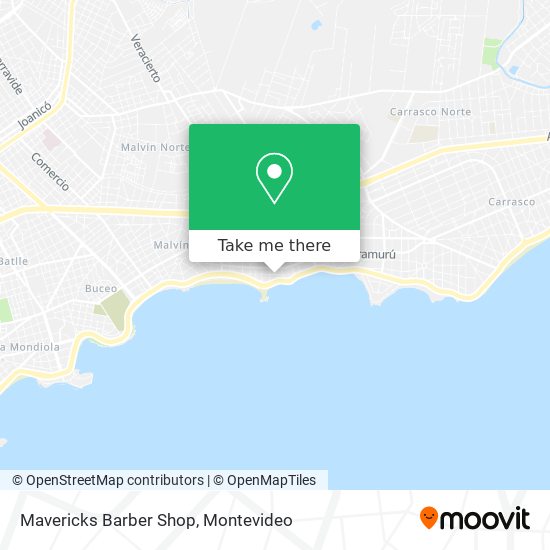 Mavericks Barber Shop map