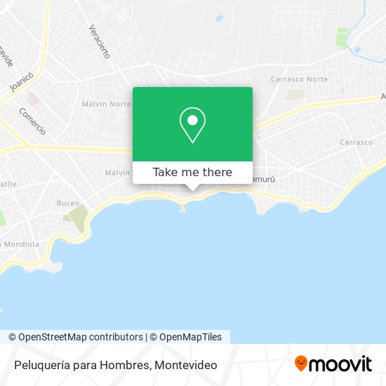 Peluquería para Hombres map