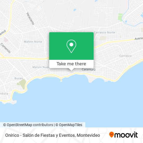 Onírico - Salón de Fiestas y Eventos map