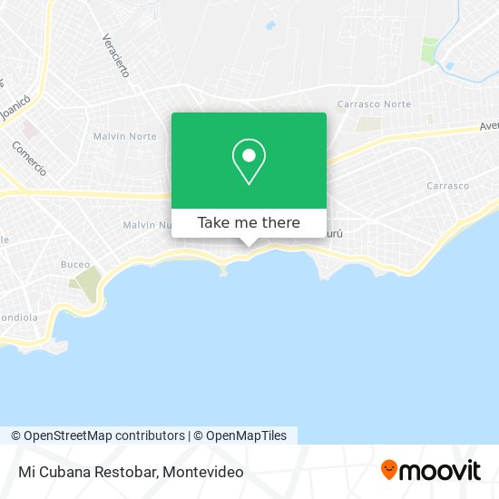 Mi Cubana Restobar map