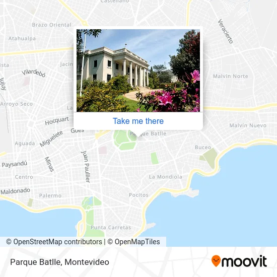 Parque Batlle map