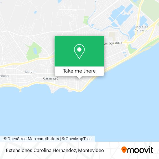 Extensiones Carolina Hernandez map