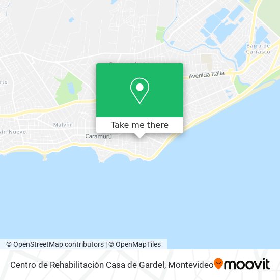 Centro de Rehabilitación Casa de Gardel map