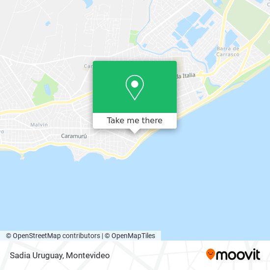 Sadia Uruguay map