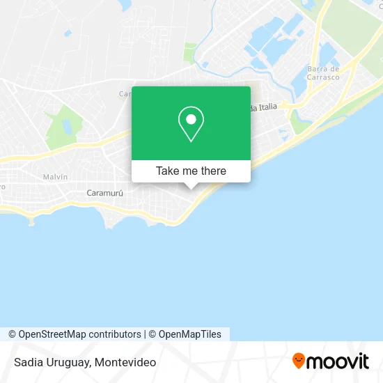 Mapa de Sadia Uruguay