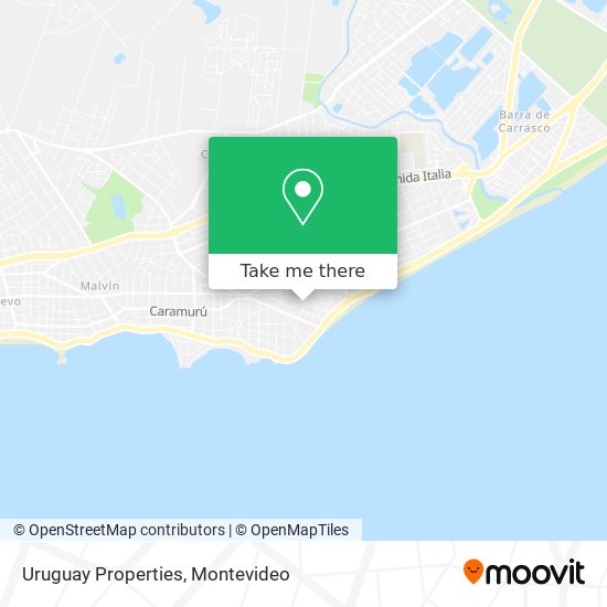 Uruguay Properties map