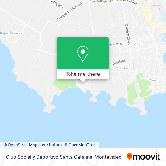 Club Social y Deportivo Santa Catalina map