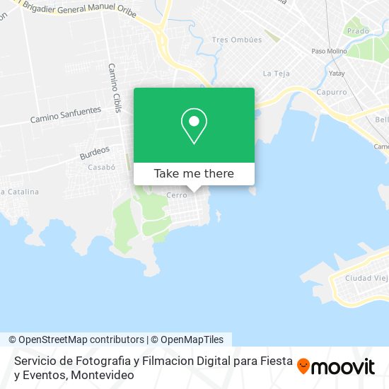 Servicio de Fotografia y Filmacion Digital para Fiesta y Eventos map