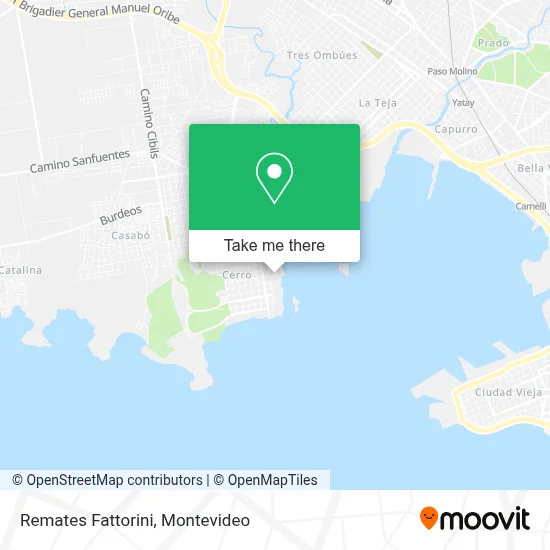 Remates Fattorini map