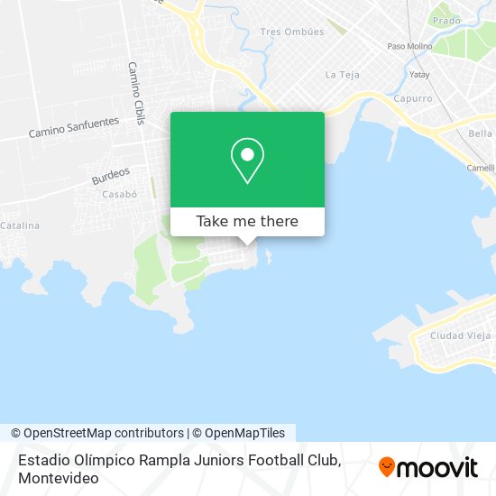 Estadio Olímpico Rampla Juniors Football Club map