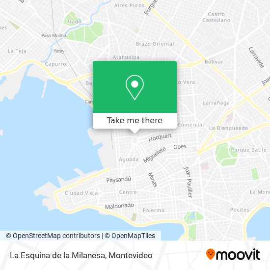 La Esquina de la Milanesa map