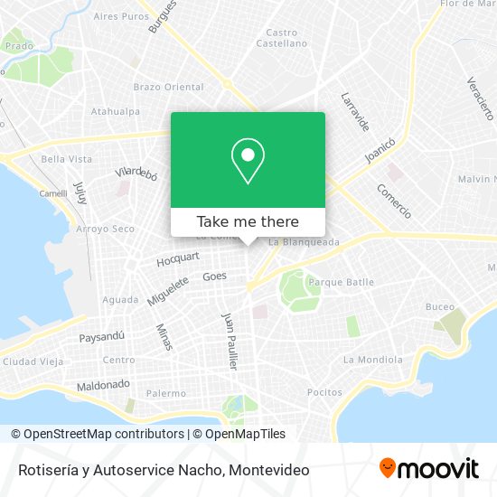 Rotisería y Autoservice Nacho map
