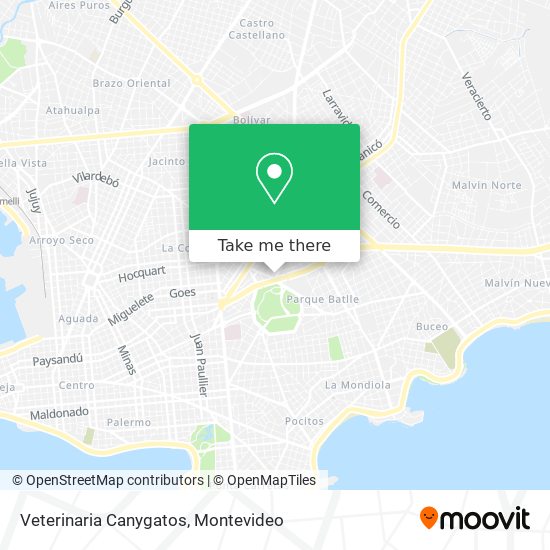 Veterinaria Canygatos map