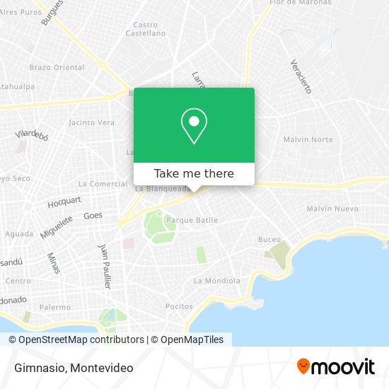 Gimnasio map