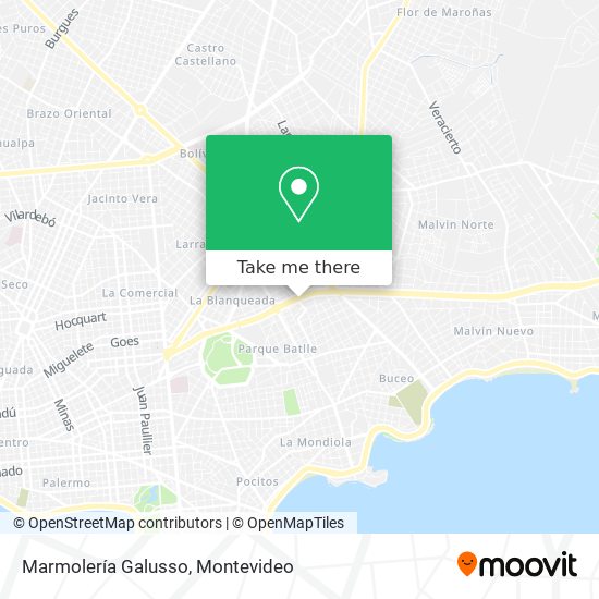 Marmolería Galusso map