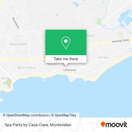 Spa Party by Casa Clara map