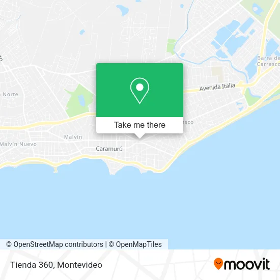 Tienda 360 map
