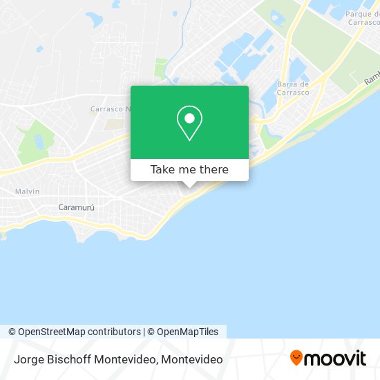 Jorge Bischoff Montevideo map