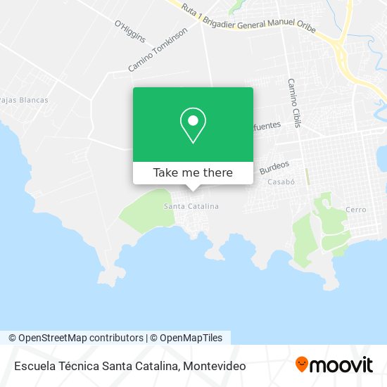 Escuela Técnica Santa Catalina map
