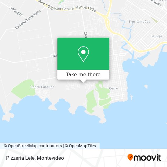 Pizzería Lele map