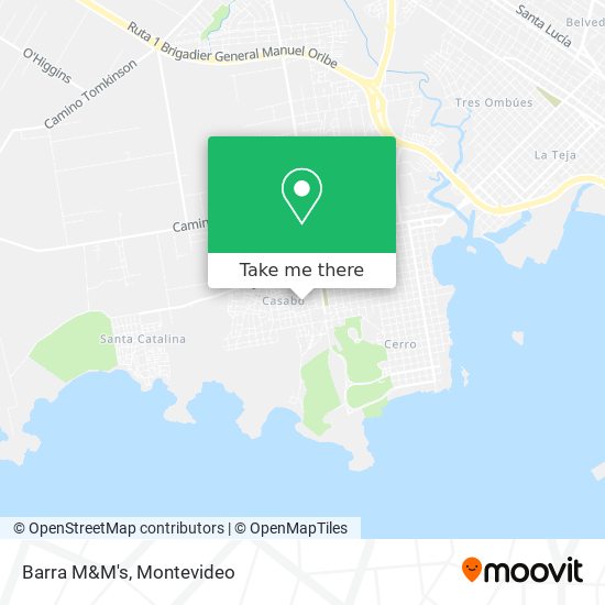 Barra M&M's map