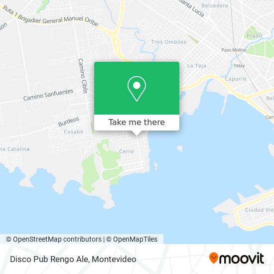 Disco Pub Rengo Ale map