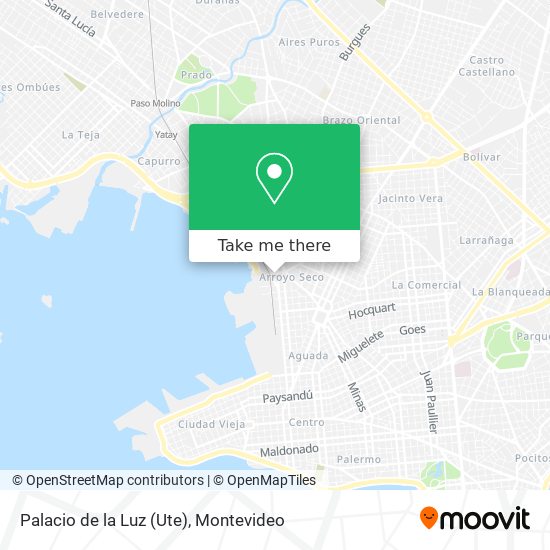 Palacio de la Luz (Ute) map