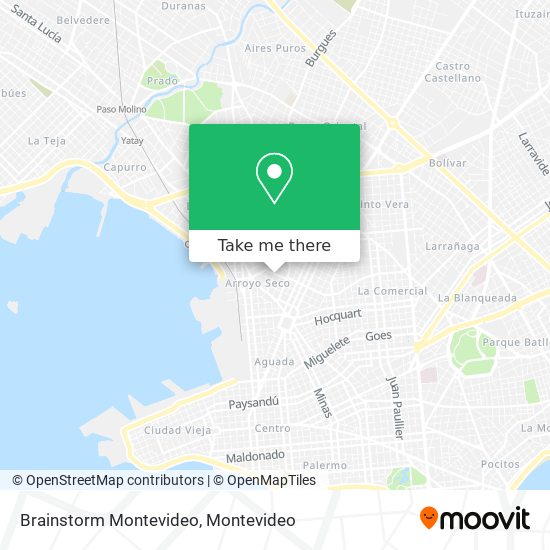 Brainstorm Montevideo map