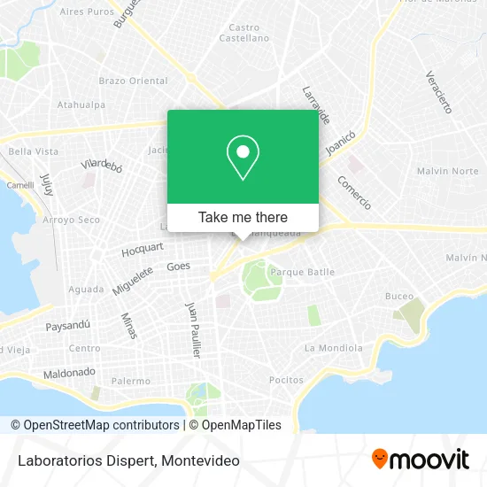 Mapa de Laboratorios Dispert