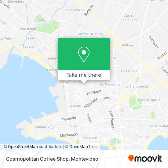 Cosmopolitan Coffee Shop map