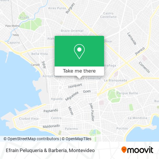 Mapa de Efraín Peluquería & Barbería